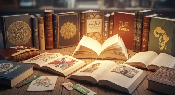 livros de diferentes culturas