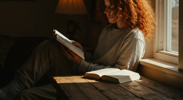 luz artificial na leitura