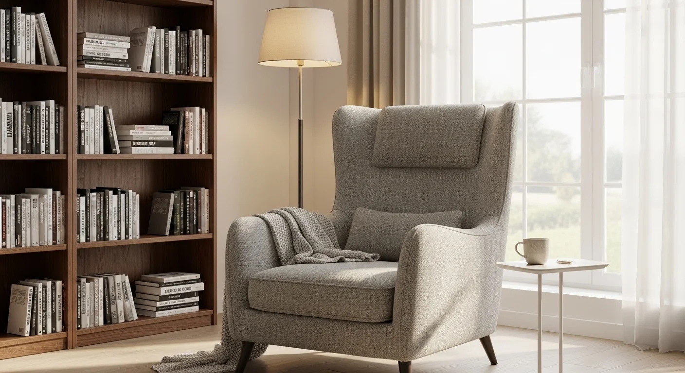 As melhores poltronas para leitura: conforto e ergonomia