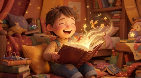 Leitura para criança de 7 anos